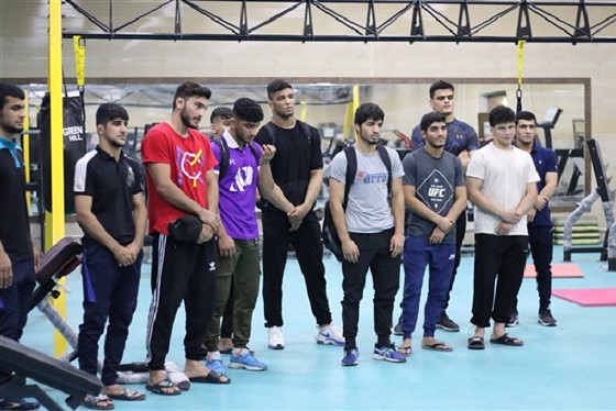 چهارمین مرحله اردوی تیم ملی کشتی فرنگی جوانان / اهواز :